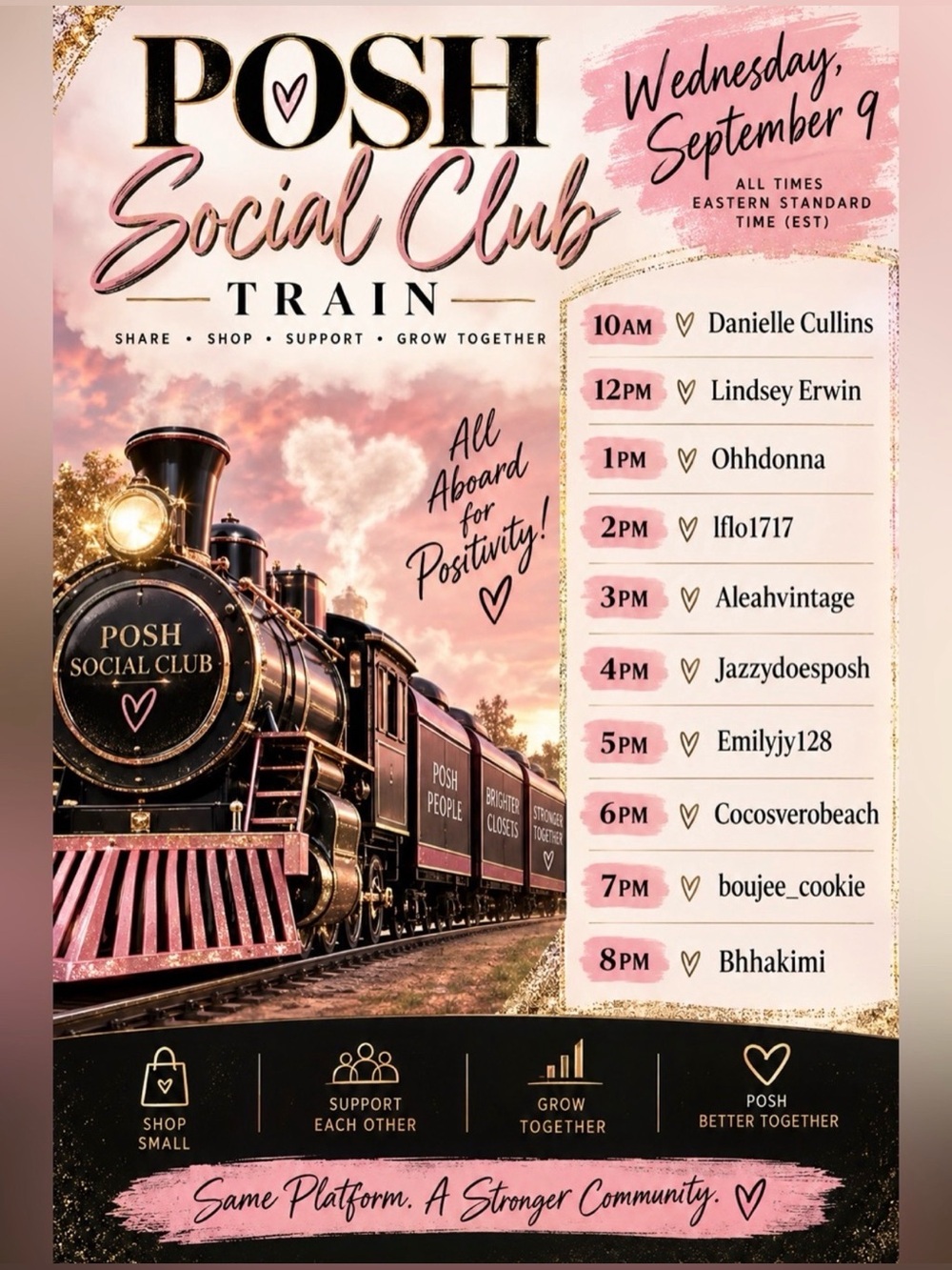 Join Me @ 1pm 9/16! Posh Social Club - Picture 4 of 4